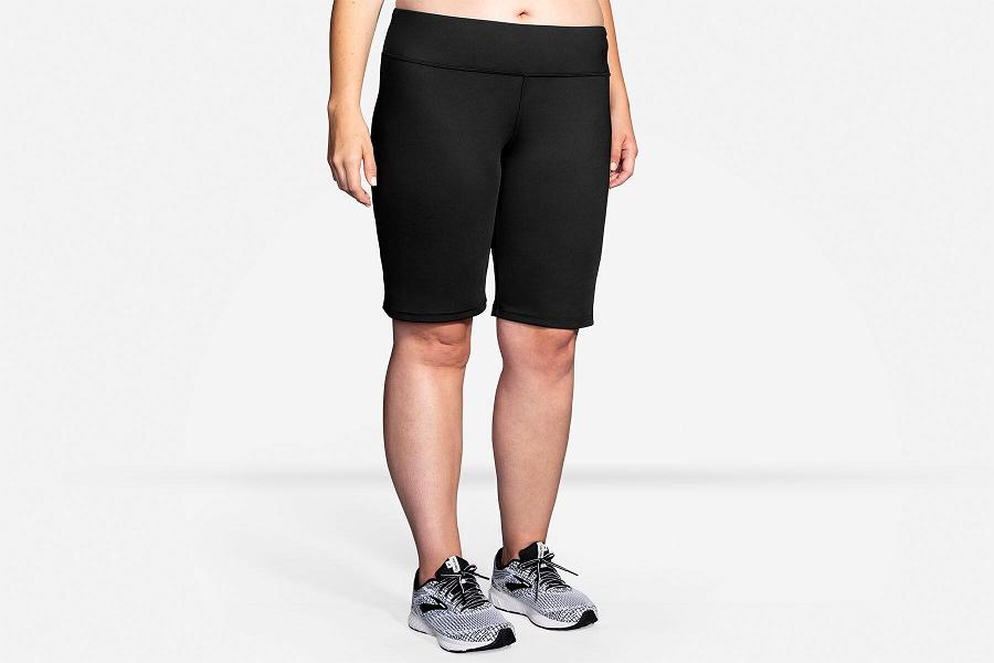 Brooks Venture Women Athletic Wear & Running Short Black KGL509231